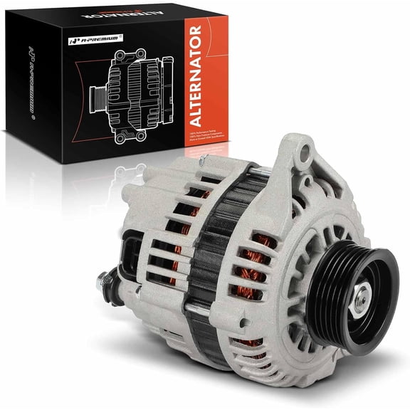 A-Premium Alternator Compatible with Nissan Pathfinder 1996-1997 3.3L, 12V 90A 6-Groove Pulley Clockwise, Replace# 23100-0W000R, LR190-729CR