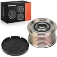 thumbnail image 1 of A-Premium Alternator Freewheel Clutch Pulley Compatible with Audi Q7 2007-2010 & Porsche Cayenne 2004-2006 2008-2009, Panamera 2011-2014 & Volkswagen Touareg, 3.0L 3.2L 3.6L 4.2L, 7 Grooves CW, 1 of 5