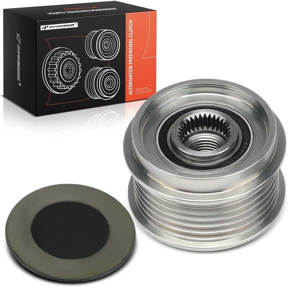 A-Premium Alternator Freewheel Clutch Pulley Compatible with Ford Ranger Mk2 2005-2012 & Chevrolet Blazer S10 1996-2010, S10 II Pickup 1994-2013, 6 Grooves Clockwise