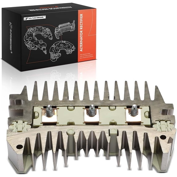 A-Premium Alternator Rectifier Compatible with Chevrolet Malibu, Impala, Camaro, Corvette, Blazer, Caprice & Buick Regal, Apollo, Centurion, Century, Electra, GS, LeSabre & Cadillac Calais, Cimarron
