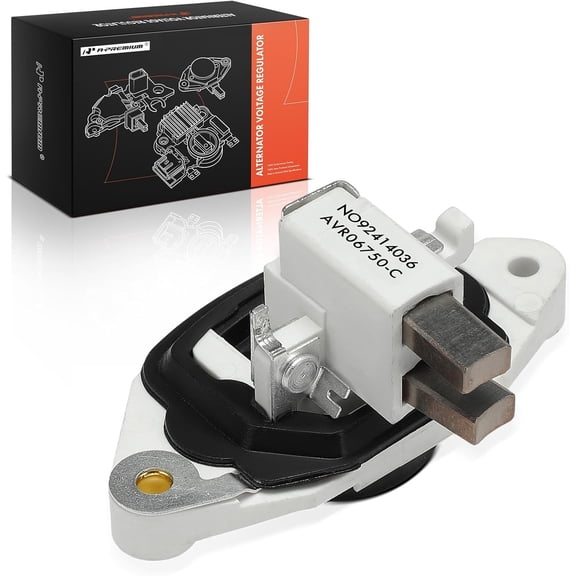 A-Premium Alternator Voltage Regulator Compatible with Audi, DAF, Ferrari, Fiat, Iveco, MAN, Mercedes-Benz, Renault, Scania, Volvo, Volkswagen, 14V A-Circuit 28.75 Vset