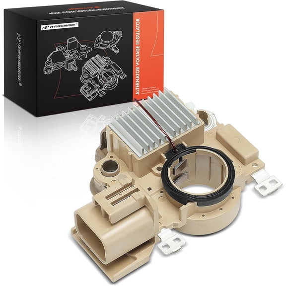 A-Premium Alternator Voltage Regulator Compatible with Mazda 3 2004-2009, 5 2006-2007, RX-8 RX8 2004-2008, Protege 1997-2003, Protege5 2002-2003 & Kia Sephia 1997, 14V P D Terminals