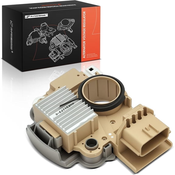 A-Premium Alternator Voltage Regulator Compatible with Mitsubishi Outlander 2003-2006, Mirage, Lancer, Eclipse, Galant, Endeavor, Montero & Chrysler Sebring & Dodge Stratus, A-Circuit 14.6 Vset