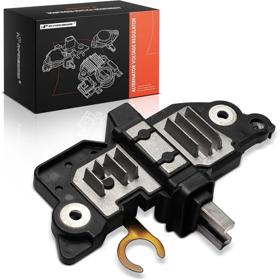 A-Premium Alternator Voltage Regulator Compatible with Volkswagen Jetta 1999-2005, Golf 1999-2006, Beetle 1999-2006 & Audi TT Quattro & Mercedes-Benz SLK55 AMG & Porsche 911, Boxster, Cayman