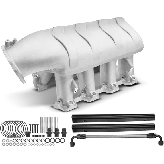 A-Premium Aluminum Intake Manifold Compatible with Chevy, GMC, Cadillac, Hummer, Pontiac - Escalade, Camaro, Corvette, SS, Tahoe, Sierra, Yukon, H2, G8, 7000-8000 RPM