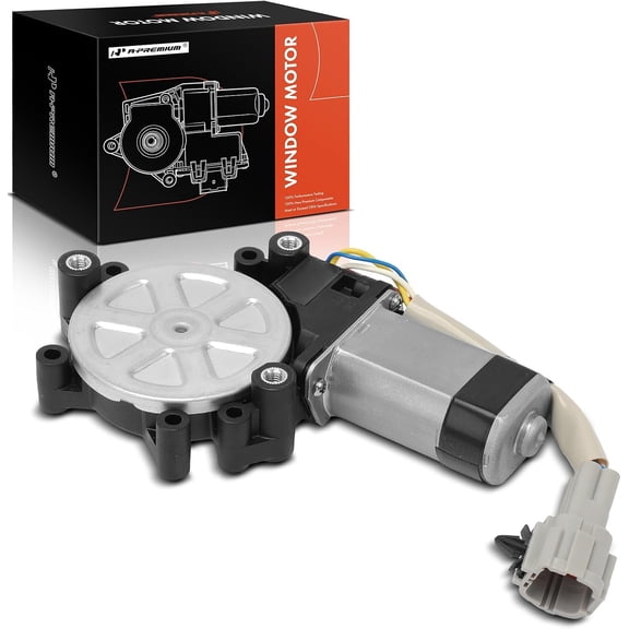 A-Premium Front Left Power Window Lift Motor Compatible with Nissan Armada 2005-2015, Titan 2004-2019 & Infiniti QX56 2004-2013, Driver Side, with Anti-Clip Function, Replace# 807317S000, 807319FJ0A