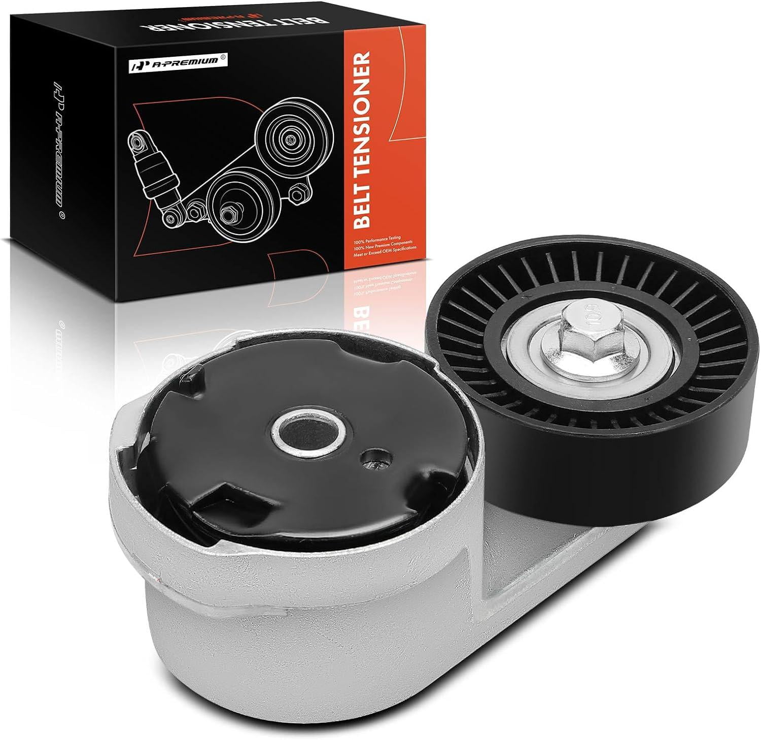 A Premium Automatic Belt Tensioner with Pulley Compatible with Dodge Avenger 11 14 Challenger Charger Durango Grand Caravan Chrysler 300 11 19 Ram