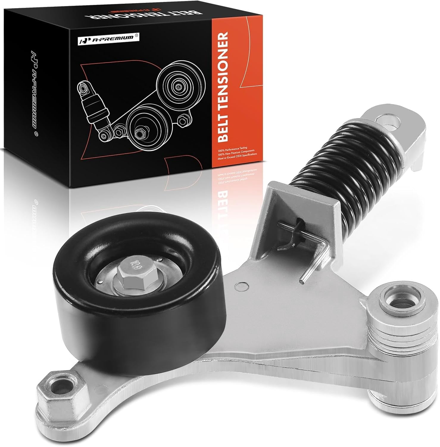 A-Premium Automatic Belt Tensioner and Pulley Assembly Compatible with Toyota Camry 2007-2009 Corolla 2009-2012 Matrix RAV4 Solara Vibe xB 2.4L