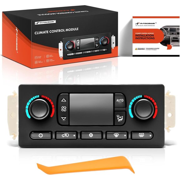 A-Premium Automatic Climate Control Module A/C & Heater Control Panel Compatible with Chevrolet GMC & Buick Vehicles - 2005 2006 Trailblazer Trailblazer EXT Envoy Envoy XL Rainier 2005 Envoy XUV