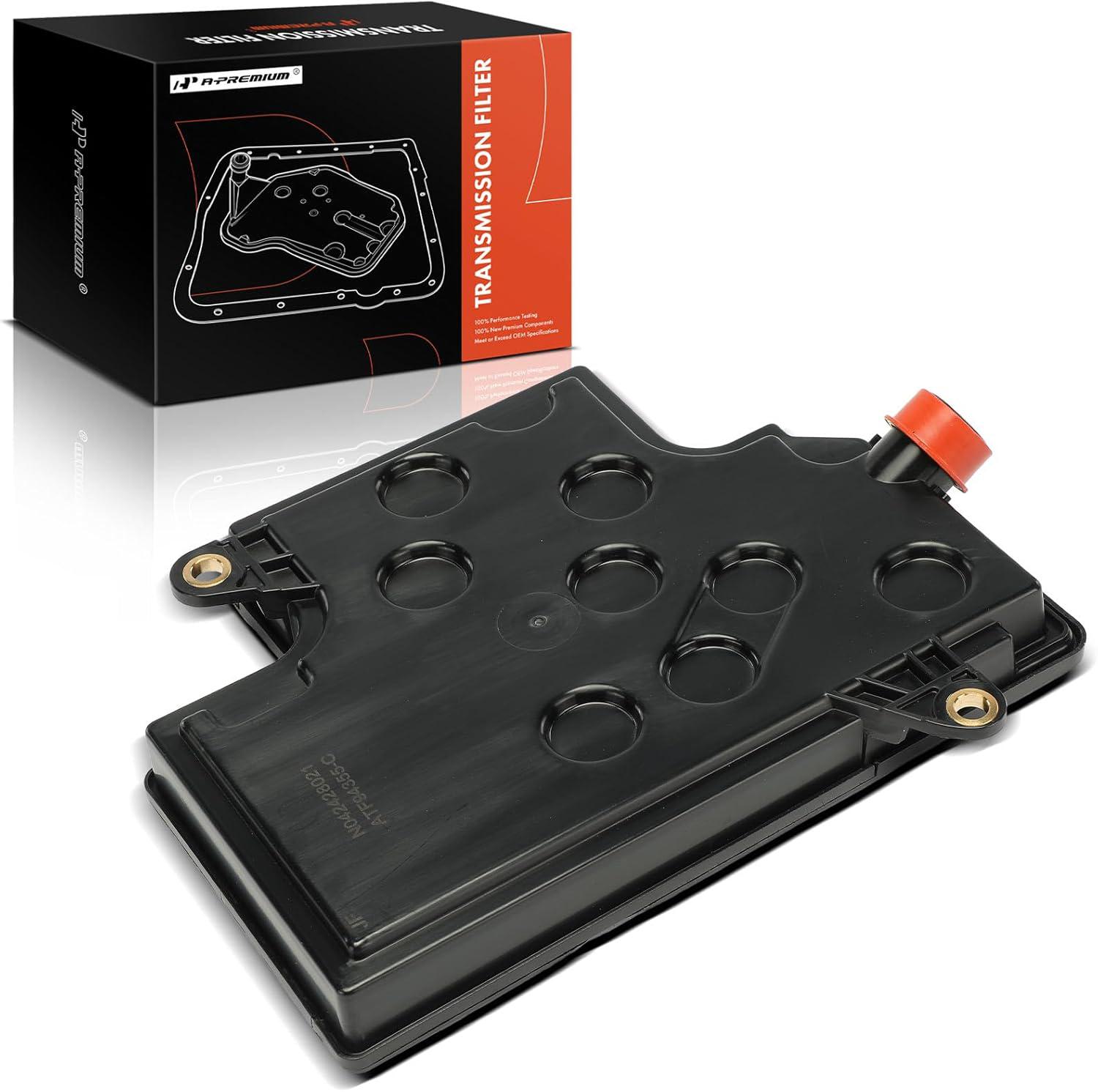 A-Premium 8L45 8L90 Transmission Fluid Filter With Pan Gasket – Fits Chevy Silverado, Camaro, Corvette, GMC Sierra, Yukon, Cadillac Escalade