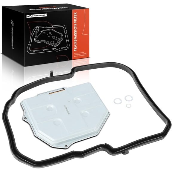 A-Premium Automatic Transmission Fluid Filter with Pan Gasket, Compatible with Mercedes-Benz C220 C280 1994-1996, E300 1995-1996, 190D 1984-1989, 190E, 260E, 300CD, 300D, 300E, 300SD, 300TD, 300TE