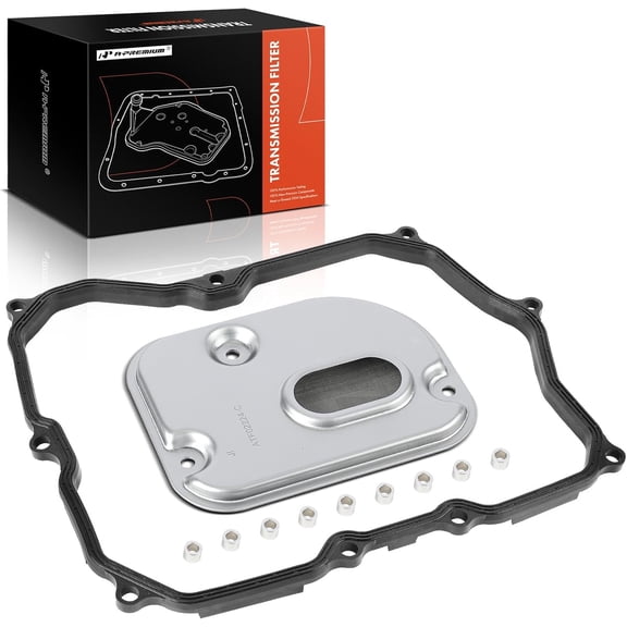 A-Premium Automatic Transmission Fluid Filter with Pan Gasket, Compatible with Volkswagen Passat 2006-2010, Passat CC 2009-2010, Tiguan 2009-2017, Tiguan Limited 2018, CC 2009-2017 & Audi Q3 Quattro