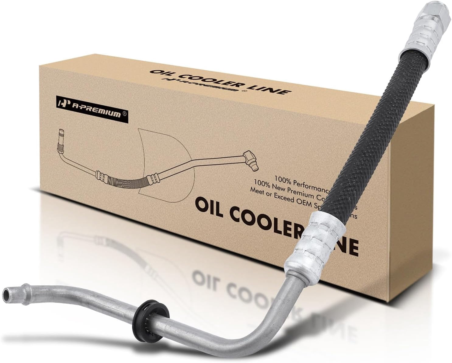 A-Premium Automatic Transmission Oil Cooler Line Hose Assembly ...