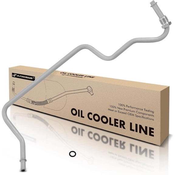 A-Premium Automatic Transmission Oil Cooler Line Hose Assembly Compatible with Dodge Durango 2000-2003 Dakota 2000-2004 3.9L 4.7L 5.2L 5.9L
