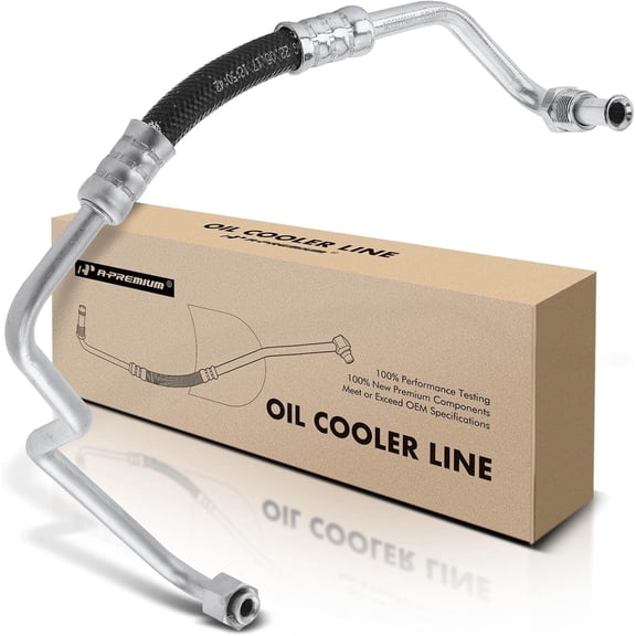 A-Premium Automatic Transmission Oil Cooler Line Hose Assembly Compatible with Dodge Ram 2500 Ram 3500 2003-2009 5.9L 6.7L Diesel