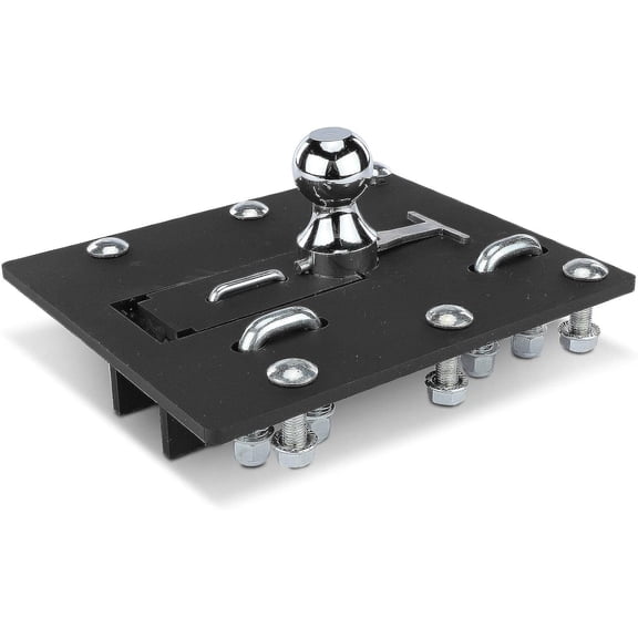 A-Premium Over Bed Folding Ball Gooseneck Trailer Hitch Compatible with Ford F-150/250/150 Heritage & Chevy Silverado 1500/2500/3500/2500 HD Classic & Dodge Ram & GMC Sierra, 2-5/16" Ball, 30000 lbs