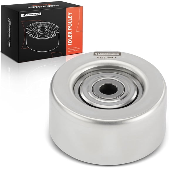 A-Premium Lower or Upper Belt Idler Pulley Compatible with Toyota Tacoma 2005-2023, Tundra 2005-2014, 4Runner 2003-2024, FJ Cruiser 2007-2014 & Lexus LS500 2018-2018