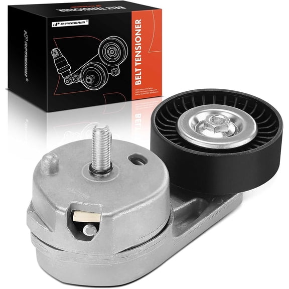 A-Premium Belt Tensioner Assembly with Pulley Compatible with Land Rover Range Rover 2010-2012, Range Rover Sport 2010-2016, Discovery 2017-2018, Replace# LR035546, LR071035