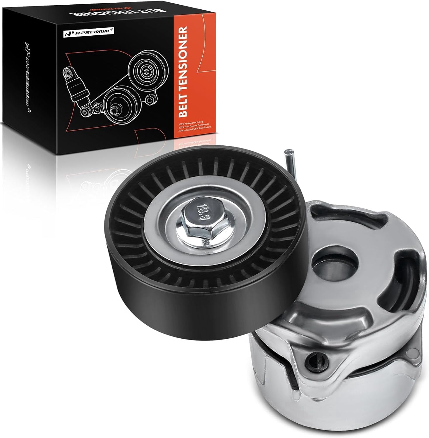 A-Premium Belt Tensioner Assembly Compatible with Subaru Forester 2011-2018 Impreza 2012-2015 Legacy 2013-2019 Outback 2013-2019 WRX 2015-2019