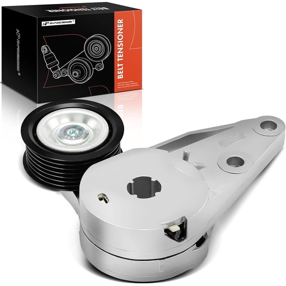 A-Premium Belt Tensioner Assembly with Pulley Compatible with Ford Escape 2014-2016 1.6L, Escape 2017 1.5L, Fusion 2014-2017 1.5L, Fiesta 2014-2019 1.6L, Transit Connect 2014-2016 1.6L