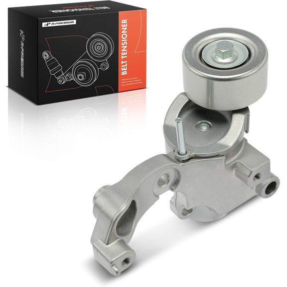 A-Premium Belt Tensioner Assembly with Pulley Compatible with Lexus IS250 2006-2015, IS300 2016-2018, IS350 2008/2014-2018, GS300 2006, GS350 2007-2011/2013-2014, RC300 2016-2018, RC350 2015-2018