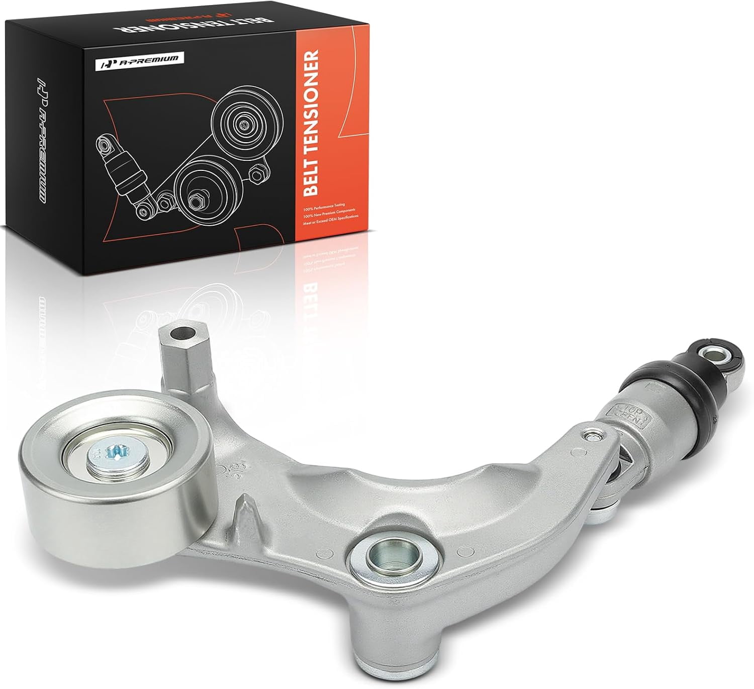 A-Premium Belt Tensioner Assembly with Pulley Compatible with Honda Civic 2006-2015 HR-V 2016-2018 Acura ILX 2013-2015 1.8L 2.0L