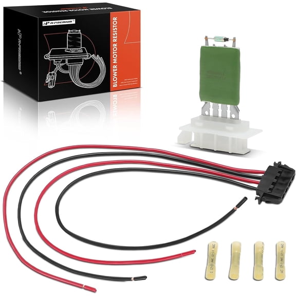 A-Premium Blower Motor Resistor Compatible with Volkswagen Jetta 2005-2015, Beetle 2012-2017, Eos 2007-2016, Golf 2010-2013, GTI 2006-2013, with Wire Harness