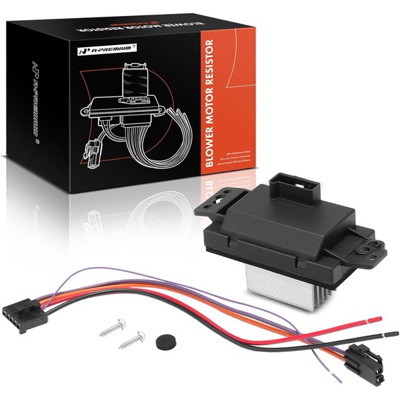 A-Premium Blower Motor Resistor Replacement for Chevrolet Impala 2004-2013 Monte Carlo Silverado 1500 2500 3500 GMC Buick Cadillac Oldsmobile Saab