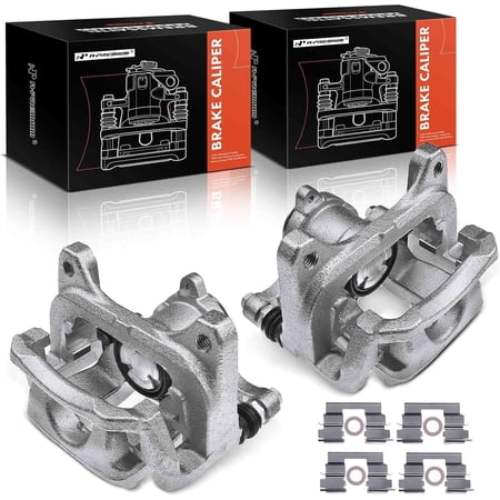 A-Premium Rear Disc Brake Caliper Assembly with Bracket Compatible with Select Buick, GMC and Chevy Models - LaCrosse 2017-2019, Equinox/Terrain 2018-2023, Regal Tour X/Sportback 18-20, Malibu 16-23
