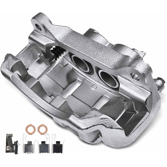 A-Premium Brake Caliper Assembly with Bracket Compatible with Chevrolet GMC W4500 W5500 W5500HD Tiltmaster Forward Isuzu NPR-HD NPR-HD NQR NRR Front Driver Side