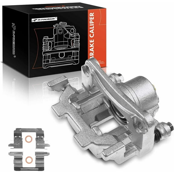 A-Premium Brake Caliper Assembly with Bracket Compatible with Infiniti EX35 2008-2012 FX35 2009-2012 FX37 2013 QX50 QX70 2014-2017 Rear Left Driver Side