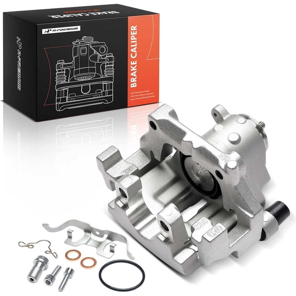 A-Premium Brake Caliper Assembly with Bracket Compatible with Mercedes-Benz Vehicles - C300 2015-2022, C400 2015, C350e 2016-2018 - Rear Right Passenger Side