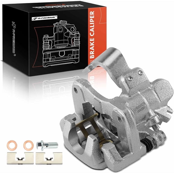 A-Premium Brake Caliper Assembly Compatible with Acura CSX 2006-2011 ILX 2013-2018 Honda Civic 2006-2015 Rear Left
