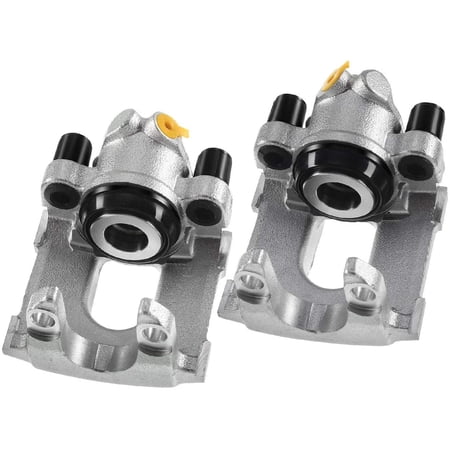 A-Premium Brake Caliper Assembly Compatible with BMW E46 E83 330Ci 330i X3 2001-2010 Rear Side 2-PC Set