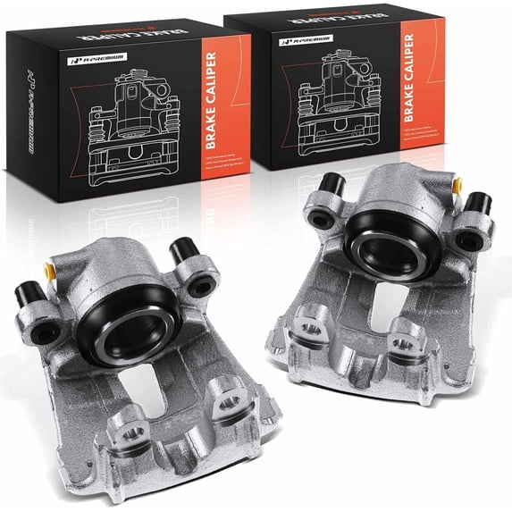 A-Premium Brake Caliper Assembly Compatible with BMW E70 F15 X4 X5 X6 2007-2019 Front Left and Right 2-PC