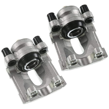 A-Premium Brake Caliper Assembly Compatible with BMW E82 128i 2008-2013 Rear Left and Right 2-PC