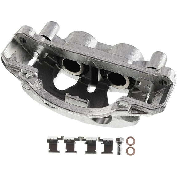 A-Premium Brake Caliper Assembly Compatible with Chevrolet Silverado 2500 HD 3500 HD Suburban GMC Sierra 2500 HD 3500 HD Front Left Driver Side