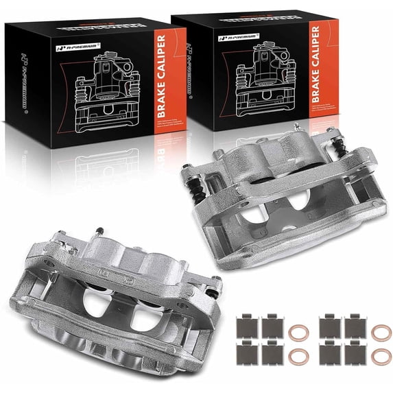 A-Premium Brake Caliper Assembly Compatible with Ford F-150 2012-2016 Lobo 2011-2013 Front Side 2-PC Set