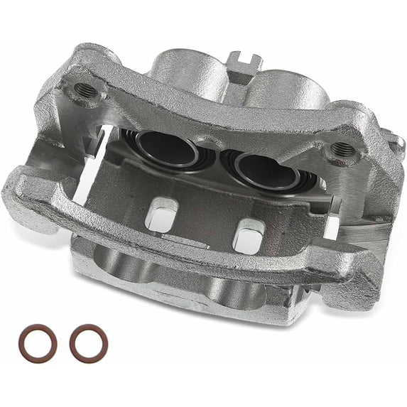 A-Premium Brake Caliper Assembly Compatible with Infiniti Q50 Q60 QX50 Nissan Rogue X-Trail 2014-2018 Front Driver Side Not Fit Sport Model