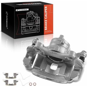 A-Premium Disc Brake Caliper Assembly with Bracket Compatible with Nissan Models - Versa 2012-2019, Versa Note 2014-2019, March 2012-2015, Micra 2015-2017 - Front Right Passenger Side