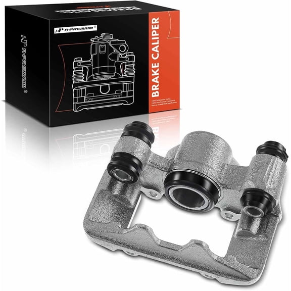 A-Premium Disc Brake Caliper Without Bracket Assembly Compatible with Select Toyota Models - RAV4 Base L 2004-2005, Sport 2005, 2.4L - Rear Right Passenger Side