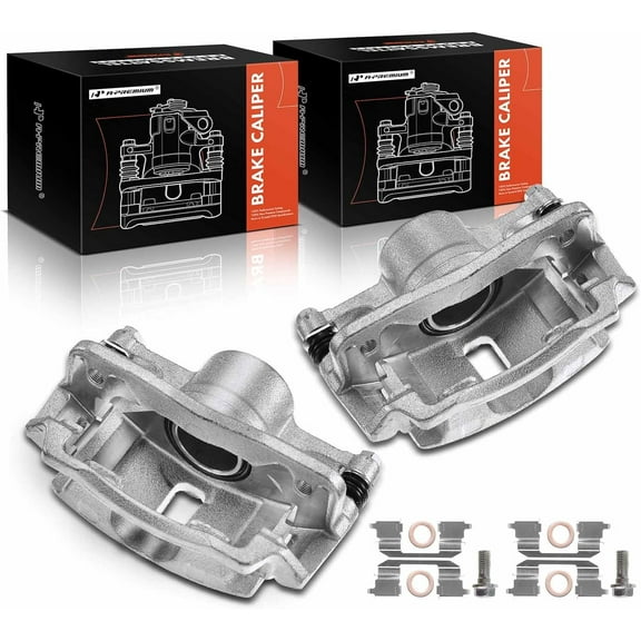 A-Premium Brake Caliper Assembly Replacement for Acura EL Honda Civic Insight 1997-2014 Front Left and Right 2-PC