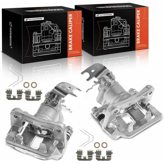 A-Premium Brake Caliper Assembly Replacement for Acura TSX Honda Accord 2008-2014 Rear Side 2-PC