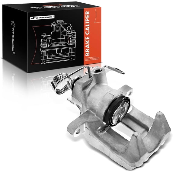 A-Premium Brake Caliper Assembly Replacement for Volkswagen Passat 1998-2005 A4 A6 Rear Left Driver Side (Cable Abutment Upwards Only)
