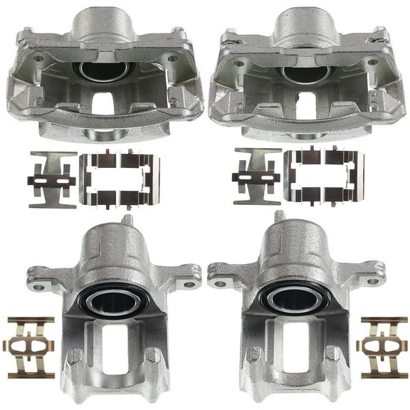 A-Premium Brake Caliper Assembly with Bracket Compatible with Acura Legend 1991-1995 RL 1996-1998 V6 3.2L 3.5L Front and Rear 4-PC Set