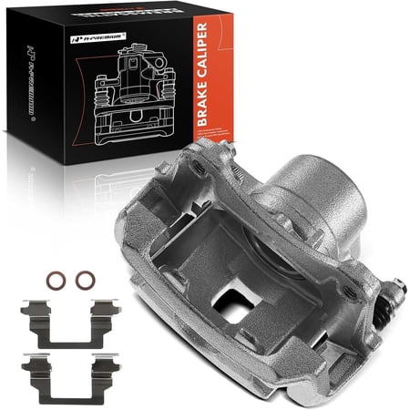 A-Premium Disc Brake Caliper Assembly with Bracket Compatible with Select Cadillac Models - STS 2005-2008, CTS 2003-2008 - Front Driver or Passenger Side