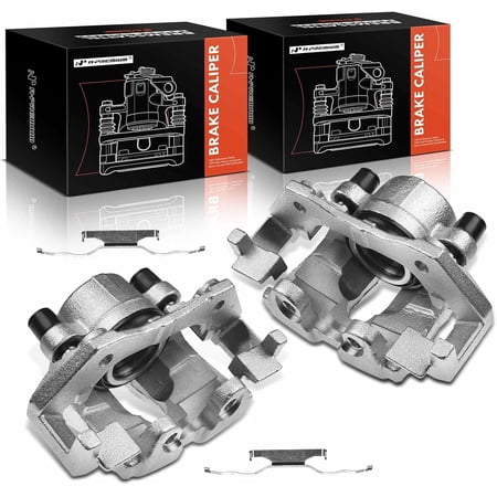 A-Premium Brake Caliper Assembly with Bracket Compatible with Ford Escape Mercury Mariner 2005-2006 Front Passenger Side 2-PC Set