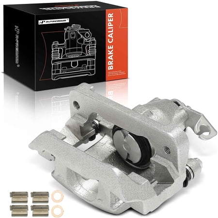 A-Premium Disc Brake Caliper Assembly with Bracket Compatible with Select Ford and Mercury Models - Freestar/Monterey 2004 2005 2006 2007 - Rear Left Driver Side
