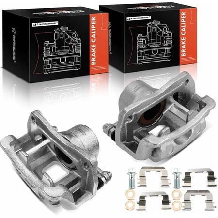 A-Premium Brake Caliper Assembly with Bracket Compatible with Kia Sorento Limited 2014 2015 Front Left and Right Side 2-PC Set