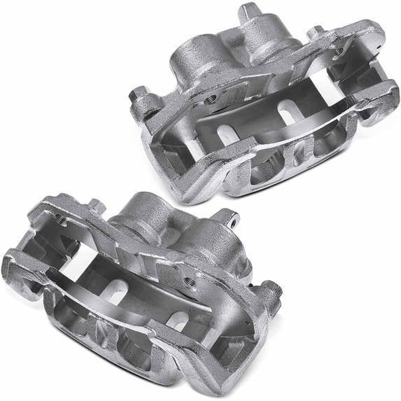 A-Premium Brake Caliper Assembly with Bracket Compatible with Mitsubishi Montero 1994-2000 Front Side 2-PC Set